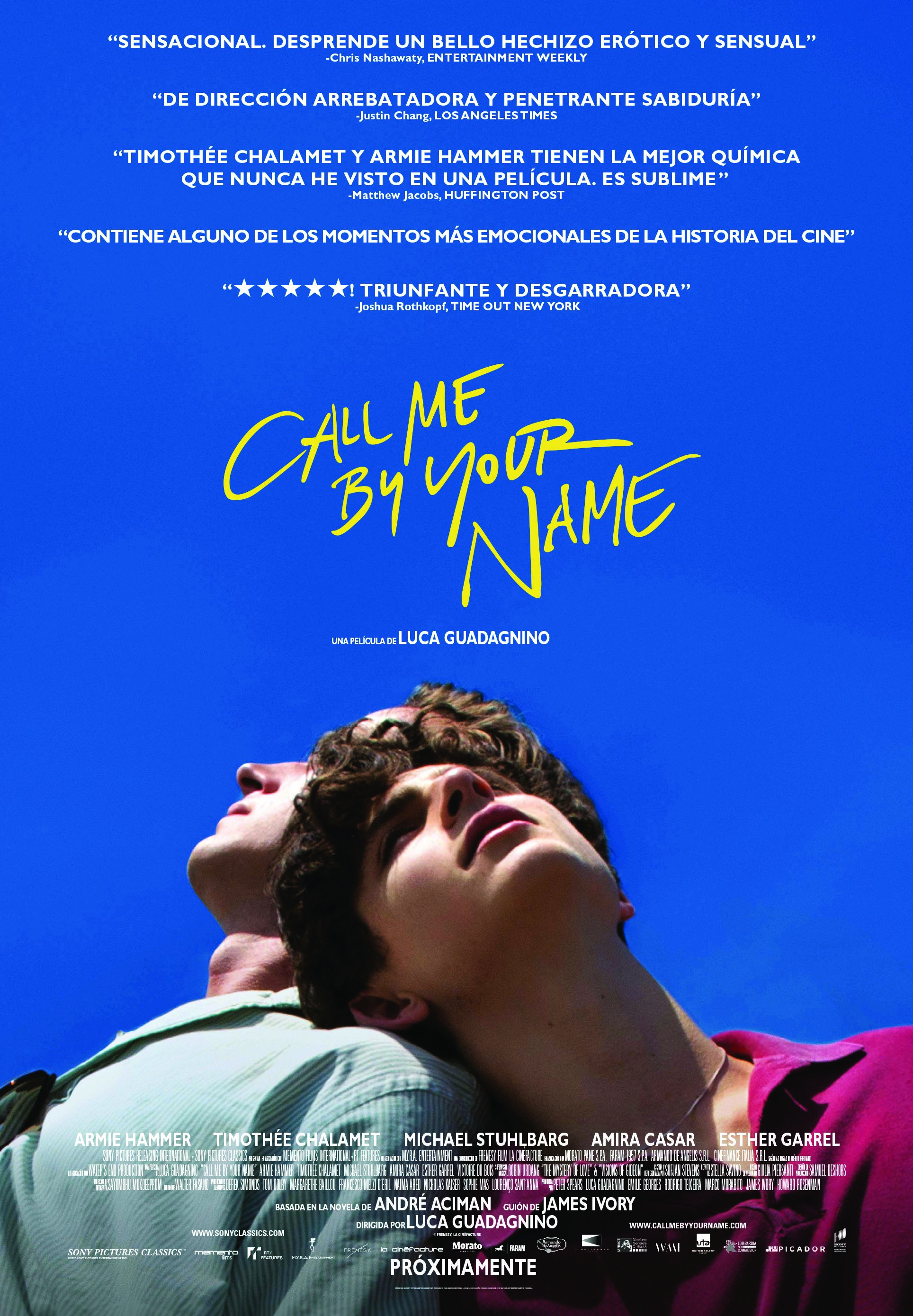 Call Me By Your Name The Colonial Theatre